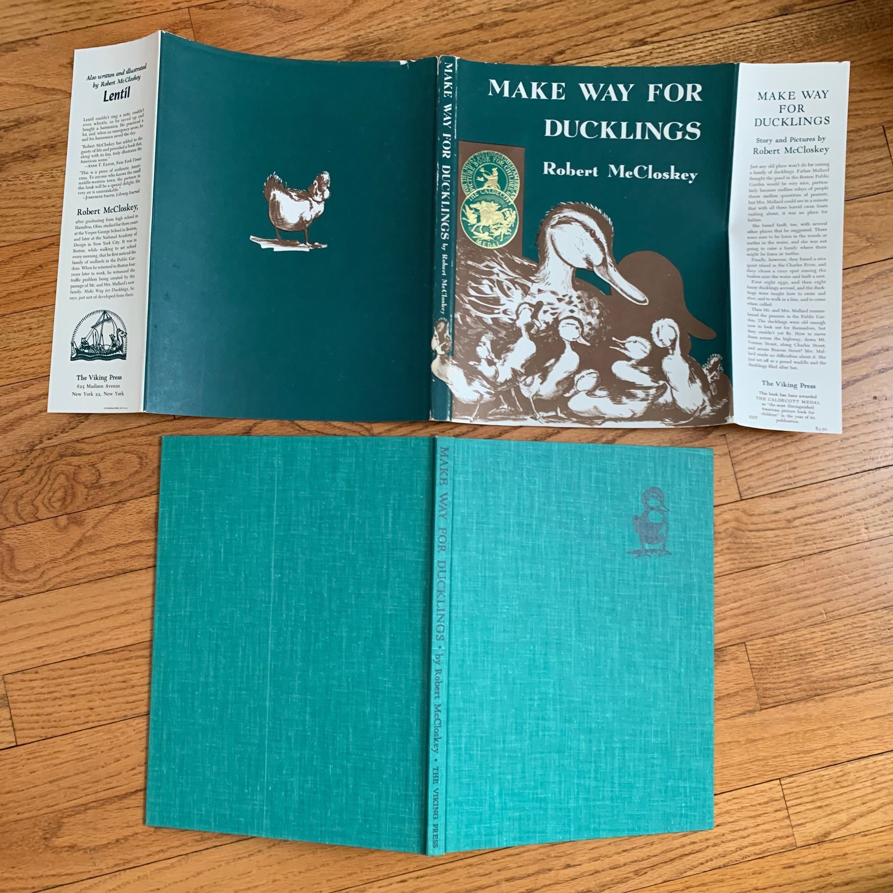 Vintage 1960s Childrens Book Make Way for Ducklings Robert - Etsy