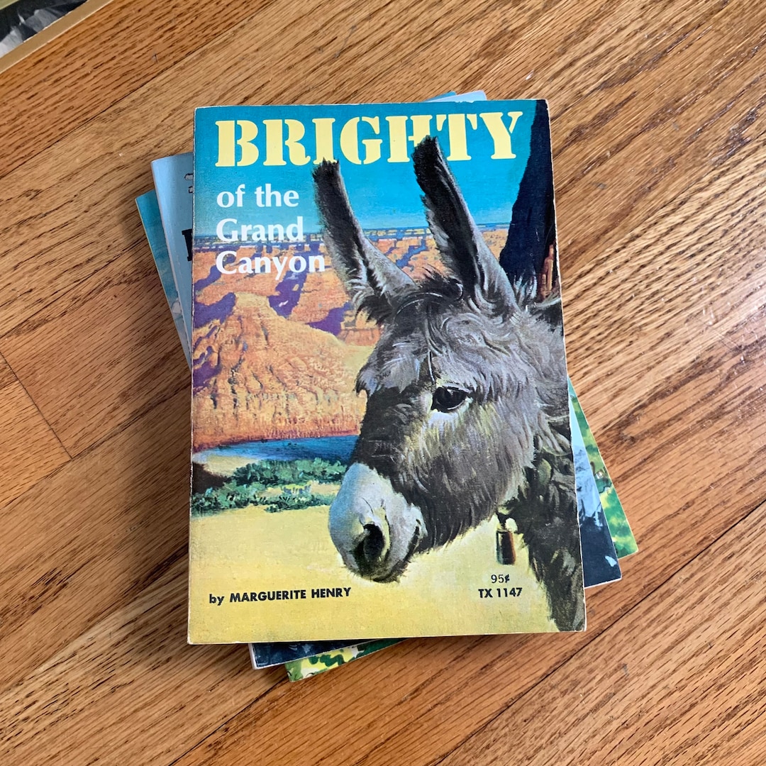 Brighty of the Grand Canyon by Marguerite Henry 1972 Scholastic Paperback, Vintage Kids Chapter Book - Etsy