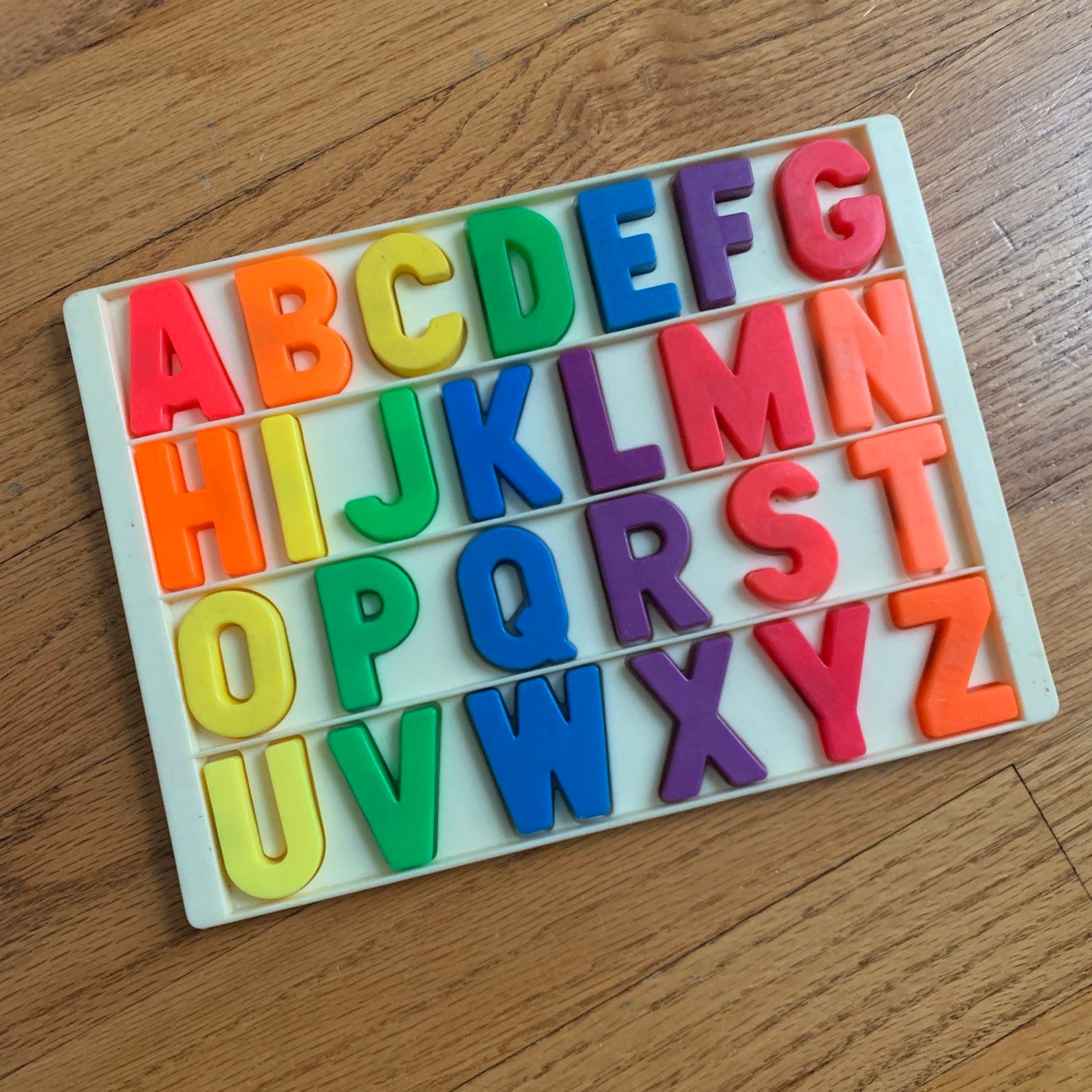 Vintage 1970s Fisher Price Letters and Numbers SOLD Etsy