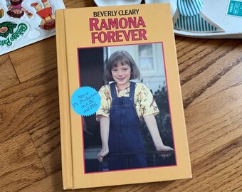 Vintage 1980s Kids Chapter Book, Ramona Forever by Beverly Cleary 1984 Hc VGC