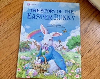 Vintage 1980s Childrens Book, Story of the Easter Bunny by Sheila Black 1988 Hc SEALED