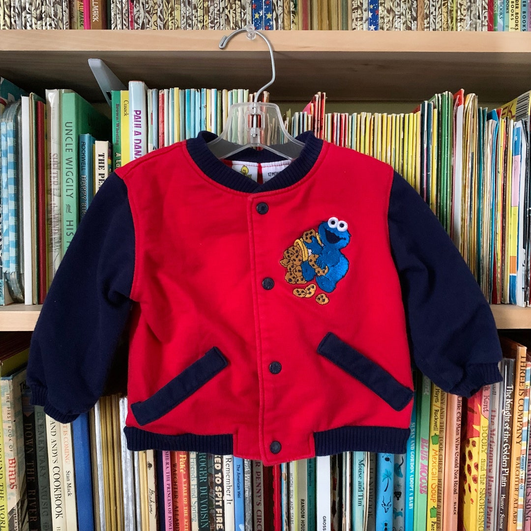 Vintage Baby Jacket 69M Sesame Street Baby Cookie Monster Etsy