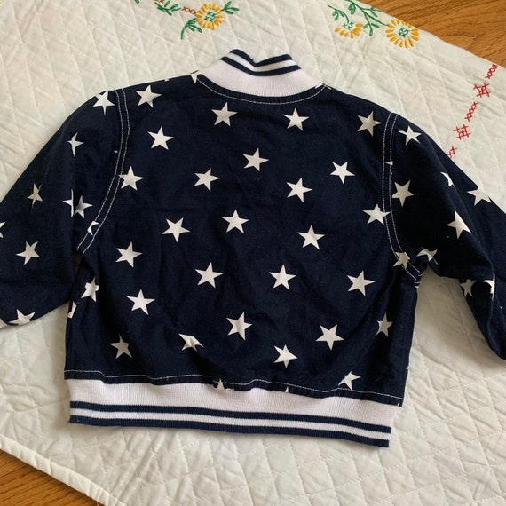 12-18M Vintage 1980s 90s Toddler Jacket, Navy Blu… - image 4
