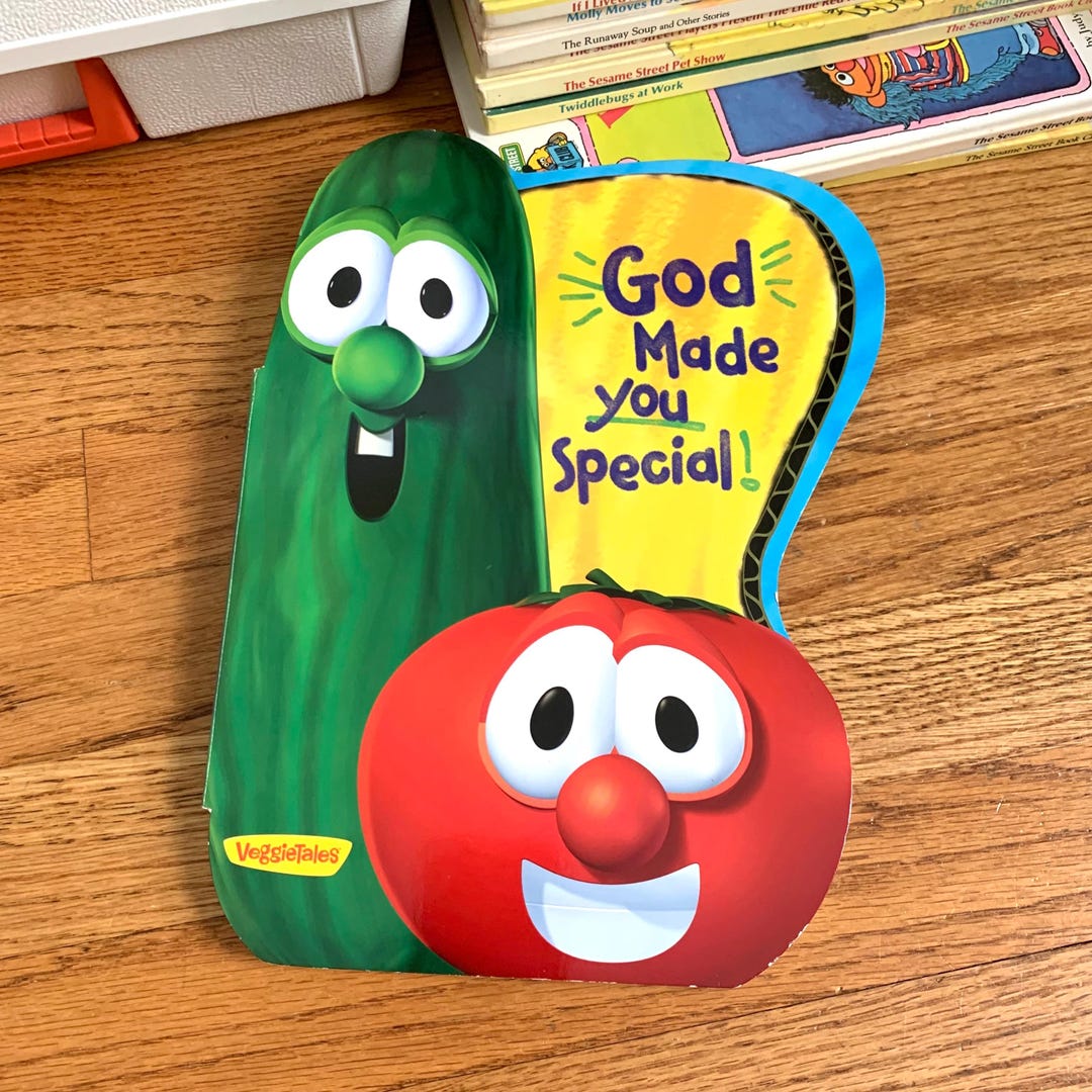Veggietales God Made You Special Board Book 2002 Hc VGC, Vintage ...
