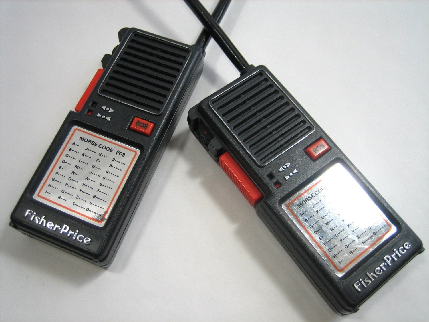 Fisher Price Sky Talkers. Two Vintage Toy Walkie Talkies. Original
