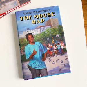 Vintage 1990 The Mouse Rap by Walter Dean Myers - Black Teen Boy&#39;s Summer Adventure in Harlem - Young Adult Fiction (HCDj EXC)