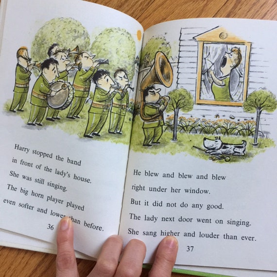 Harry And The Lady Next Door By Gene Zion 1960 Beginner Reader Etsy
