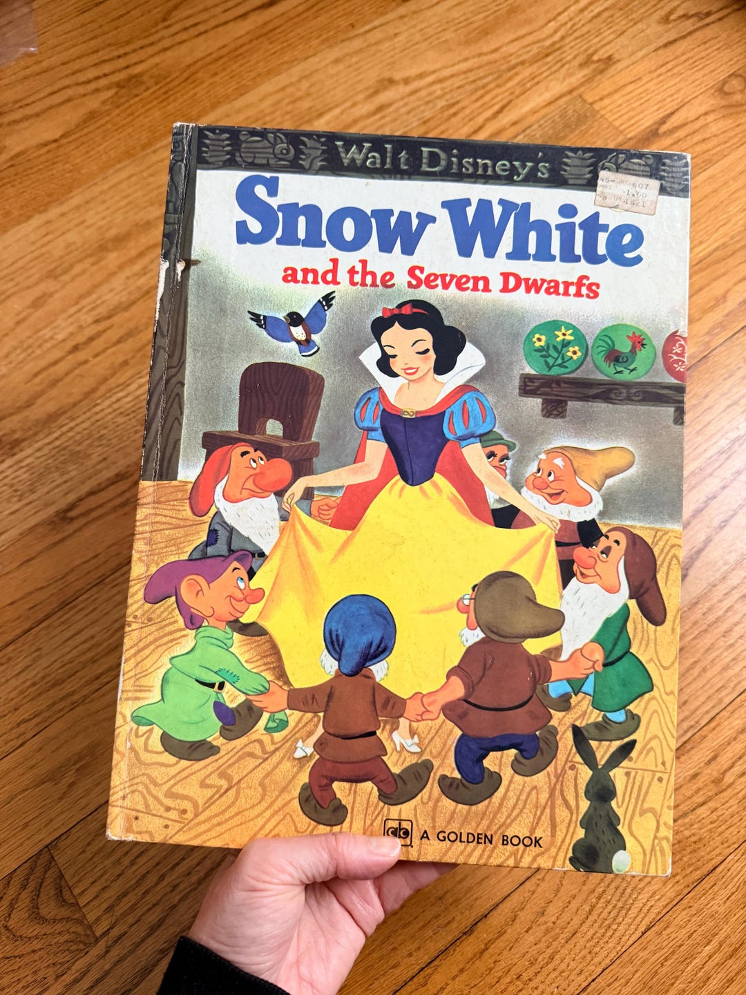 1975 Walt Disney Snow White and the Seven Dwarfs - Big Golden Book ...