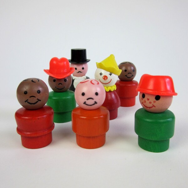 Fisher Price Little People 70s / Set of 7