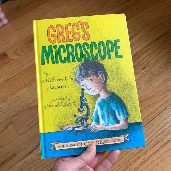 Gregs Microscope by Millicent E Selsam 1963 Science I Can Read Book Hc EXC, Arnold Lobel Illustrations, Vintage 1960s Childrens Book
