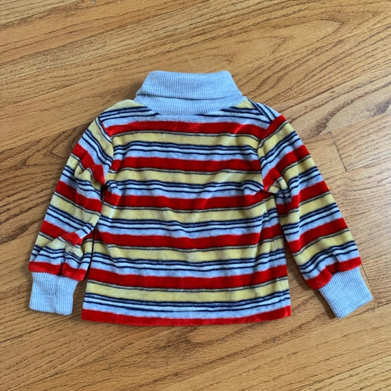 9M Vintage 1960s 70s Baby Turtleneck, Snails and … - image 3