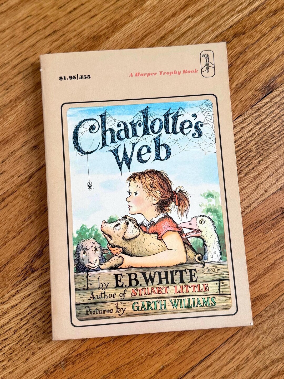Vintage 1973 Charlotte's Web by E.B. White - Harper Trophy Paperback - Etsy