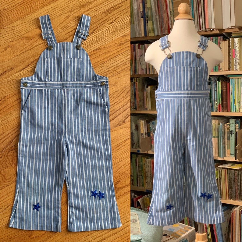 Vintage 1960s Childs Overalls 4T JCPenney Toddletime Striped | Etsy