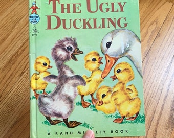 Ugly Duckling Tip Top Elf Book 1959 Hc, Vintage 1950s Childrens Book