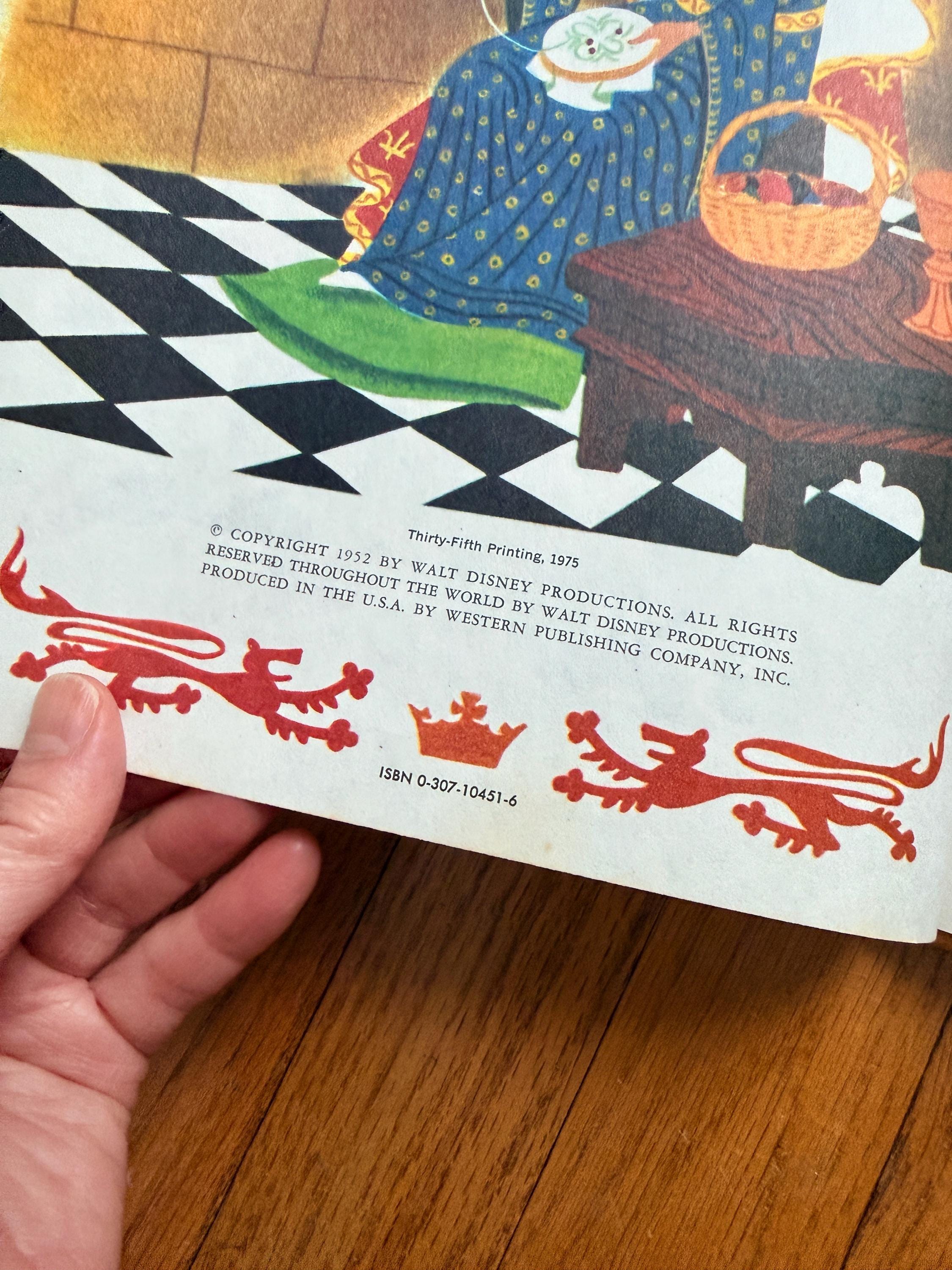 1975 Walt Disney Snow White and the Seven Dwarfs - Big Golden Book ...