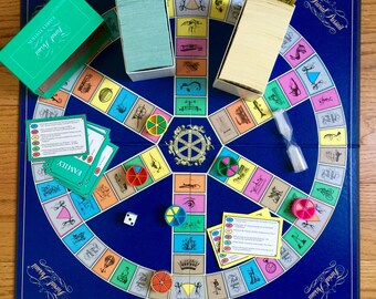 Vintage 1990s Kids Board Game, Parker Brothers Trivial Pursuit Family Edition Master Game 1992 VGC Complete, Family Board Game