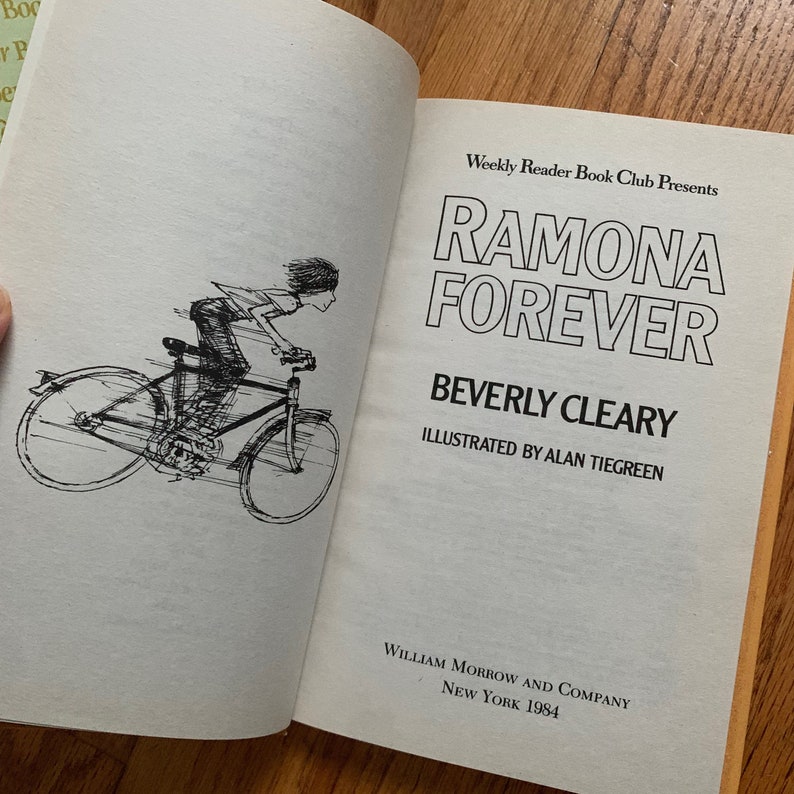Vintage 1984 Ramona Forever by Beverly Cleary, Kids Chapter Book ...
