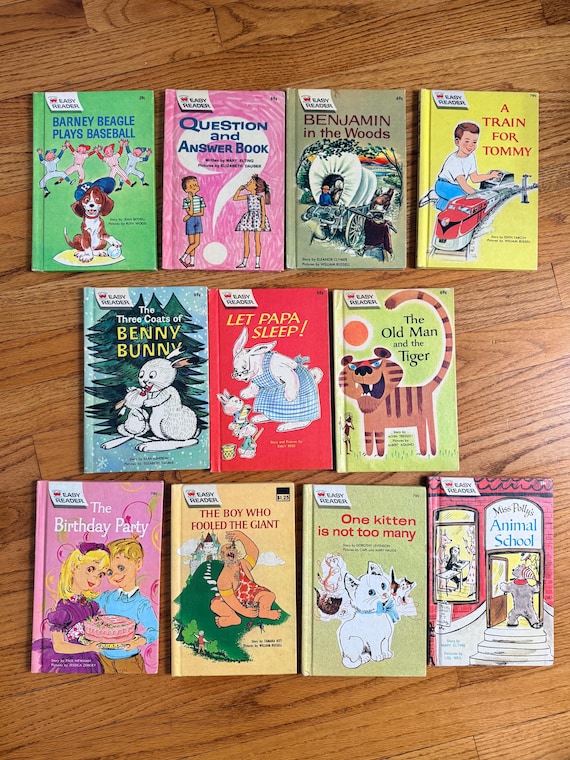 洋書 Collecting the 50s & 70s Vintage 60s-70s Easy Reader Wonder Books CHOOSE (hardcover) - Etsy