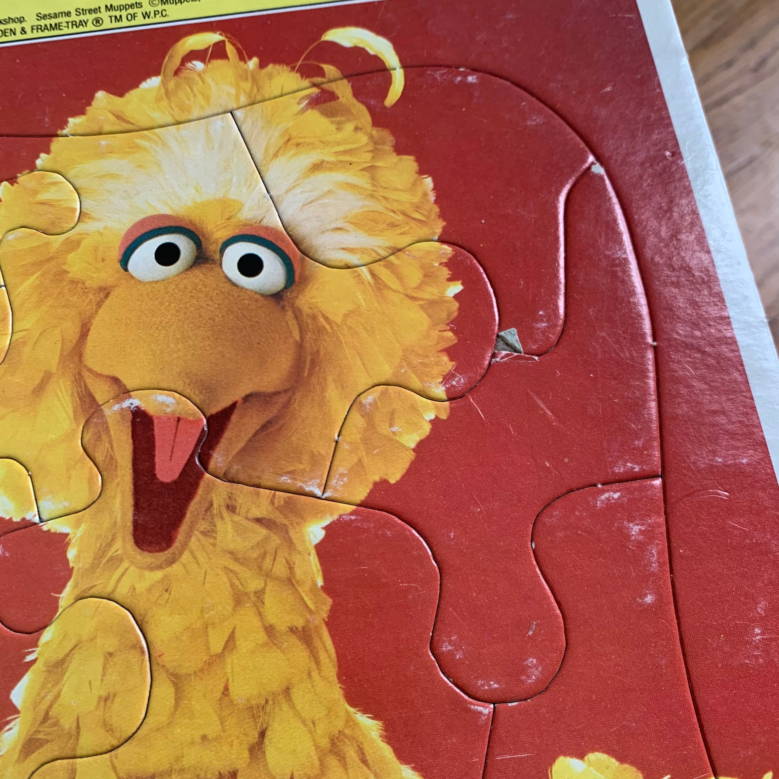 Vintage 1980s Toy Puzzle Sesame Street Puzzle Big Bird - Etsy