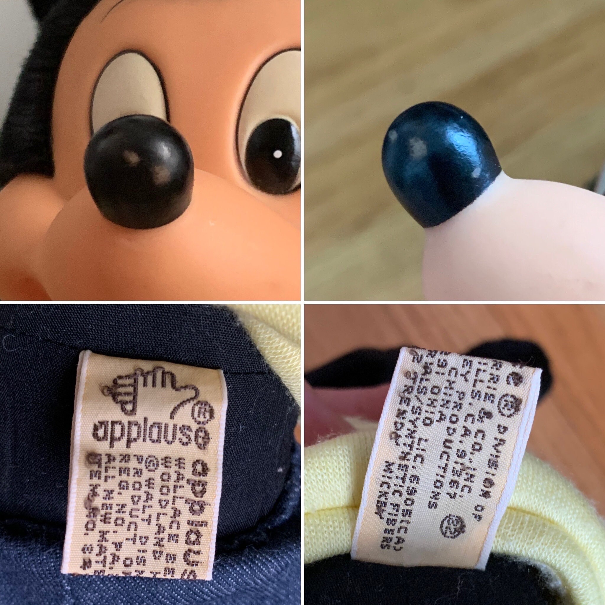 ヴィンテージ*アプローズ社×ディズニー*ミッキーミニーマウス ドナルド