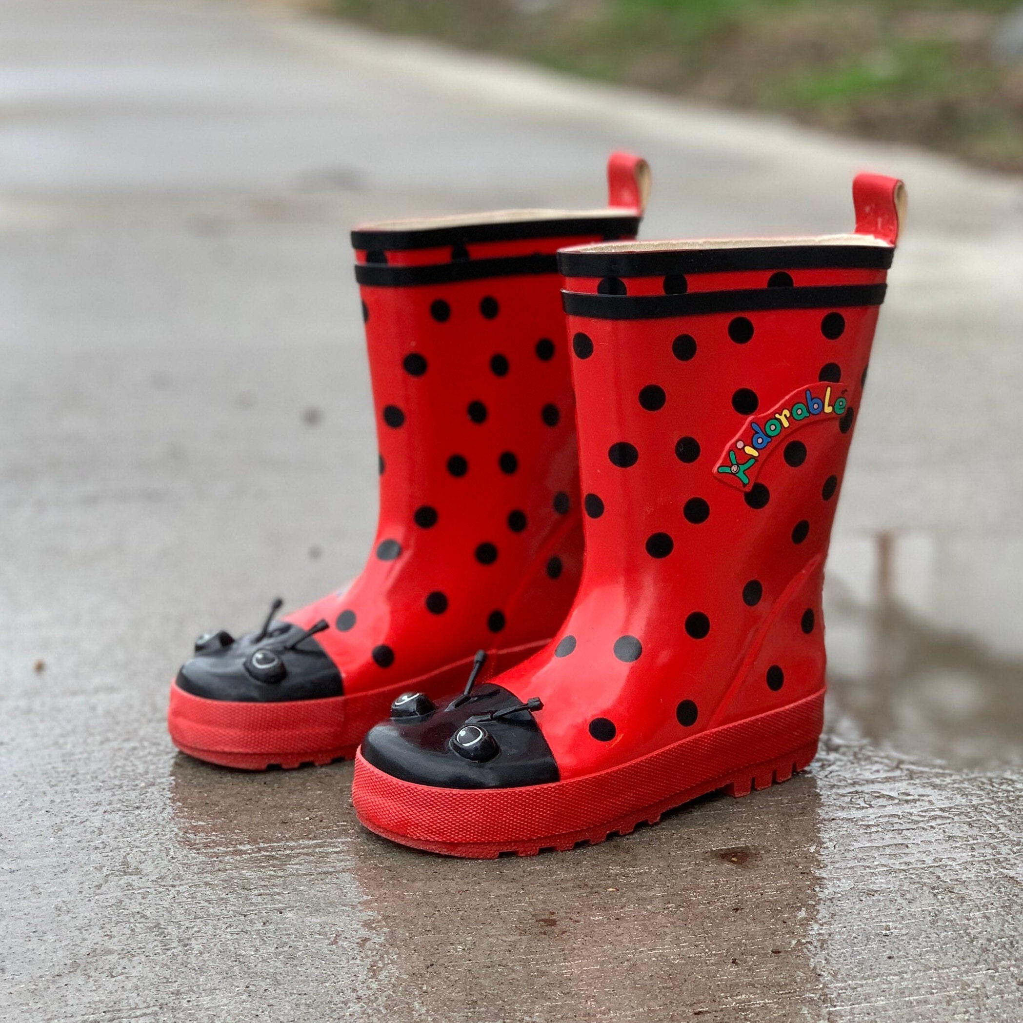 Kidorable Rain Boots Ladybug - Etsy 