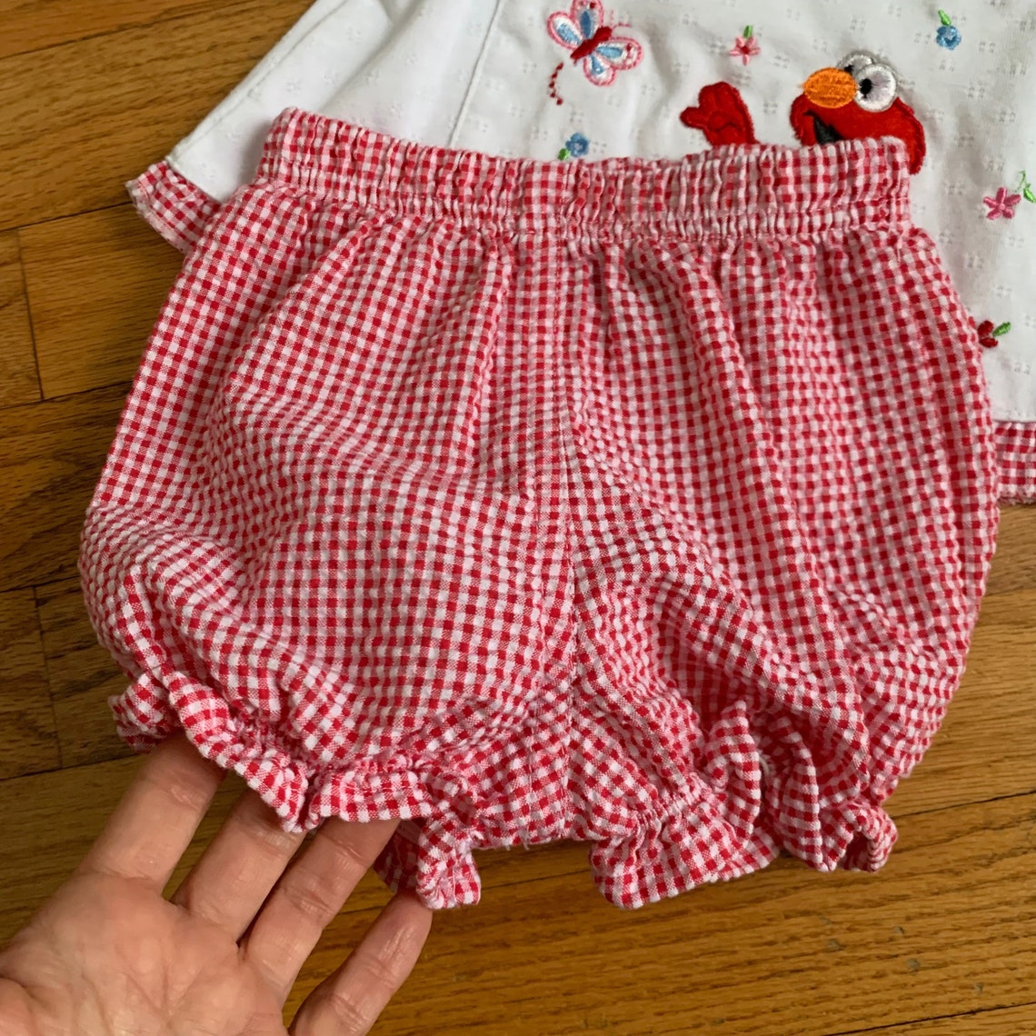 vintage-1990s-baby-girl-clothing-set-3-6m-sesame-street-elmo-etsy
