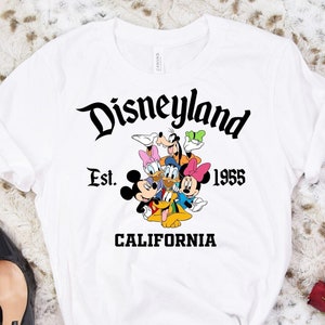 Disneyland Kalifornia PNG, Mickey i przyjaciele PNG, Disneyland png, słodkie disney png, koszulki disney, Disneyland Est 1955 PNG, Disney Png