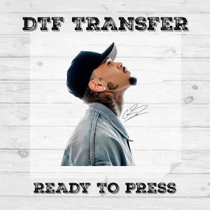 Chris Brown Signature DTF Transfers, 11:11 Tour 2025 Dtf, CB Fan Gifts, Ready to Press Heat Transfers, Breezy Bowl Tour Dtf, Direct to Film