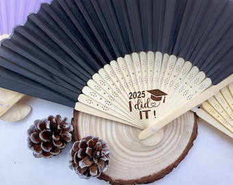 Personalized Fans for Graduation Party Bachelor's Degree Graduation Gift Custom Nursing Graduation Favors Unique Gifts for 2025 Graduates