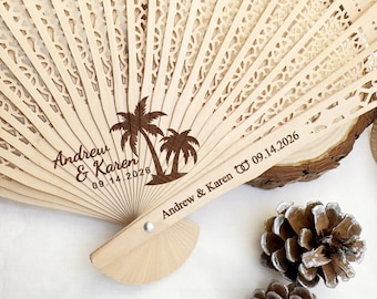 Personalized Wedding Fan Favor, Elegant Hand Fan, Rustic Wedding Fans For Guests, Bulk Wedding Favors, Bridesmaid Gifts, Wedding Party Decor