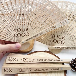 Personalized Fans with Your Design/Business logo Fans/Party Favours/Company Giveaway Ideas/Employee Gifts/Wedding Logo Gifts/Corporate Event