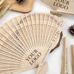 Personalized Business logo Favor Fans/Company Giveaway Gifts/Employee Gifts/Wedding Logo Fans/Summer Corporate Event Gifts/Wedding Logo Fans