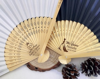 Personalized Paper Fan Birthday Favors in Bulk Custom Baptism Favors Sandalwood Party Fans Sweet 16 Sweet 15 Mis Quince Años Favors Hand Fan