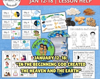 2026 Primary Come Follow Me Lesson Help | January 12-18 | Genesis Moses Abraham | FHE | In the Beginning God Created | Old Testament