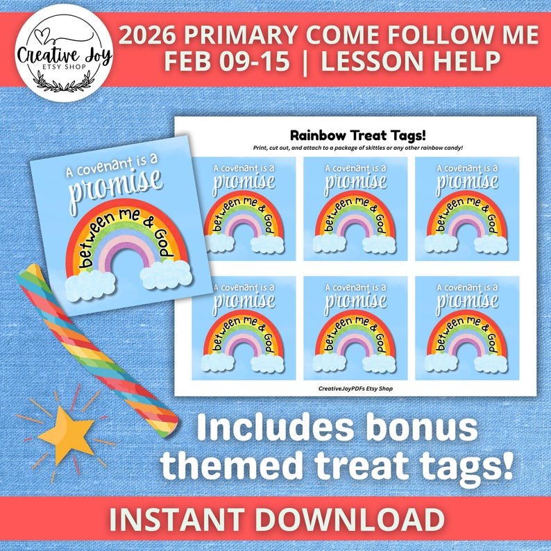 2026 Primary Come Follow Me Lesson Help Feb 9–15 | Tower of Babel & Noah’s Ark Activities | LDS Primary Printable | Old Testament Crafts image 11
