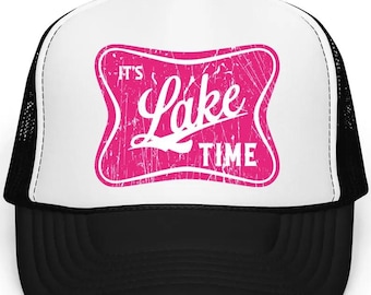 It's Lake Time Foam Trucker Hat | Summer Boating Snapback