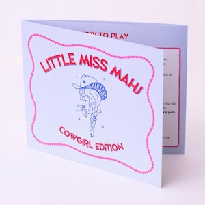 Little Miss Mahj Playing Card - Cowgirl Edition