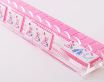 Clear Acrylic Racks with Scalloped Pusher