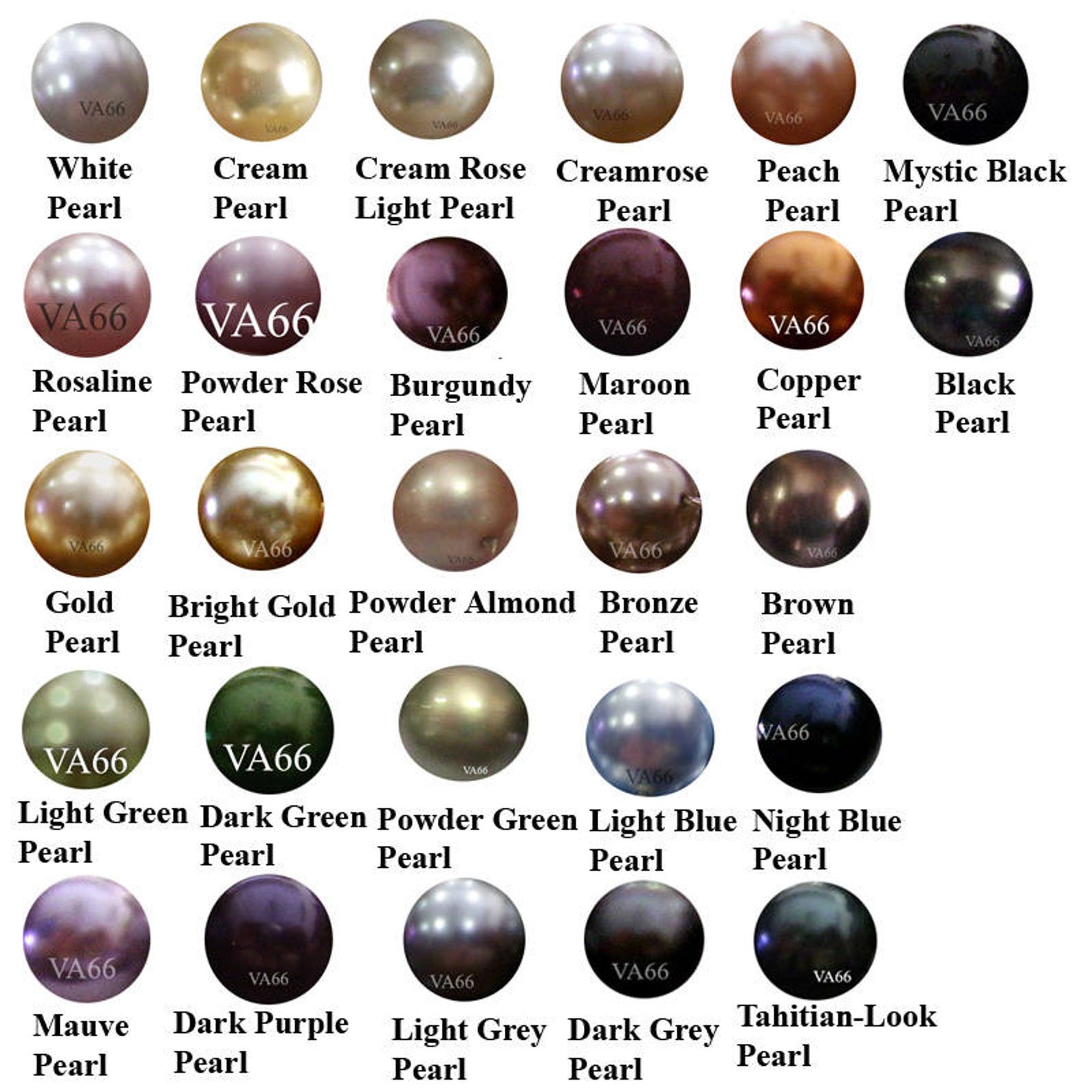 Swarovski® Pearls Color Cards main image 0