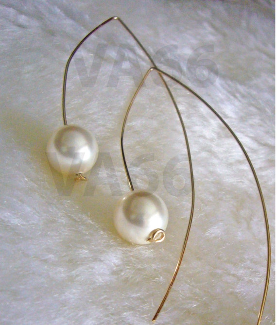 Curved Bronze Earrings Made with Swarovski Crystals 14k Gold-filled Curved Bronze Earrings Made with Swarovski Crystals 14k Gold-filled