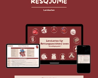 Digitale Lernkarten für (angehende) Rettungssanitäter/-innen