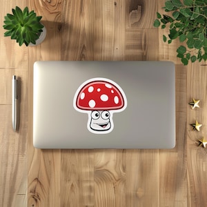 Whimsical Mushroom Die-Cut Magnets, Cute Fridge Decor, Fun Gifts for Garden Lovers, Quirky Home Accessories, Kitchen Décor, Collectible