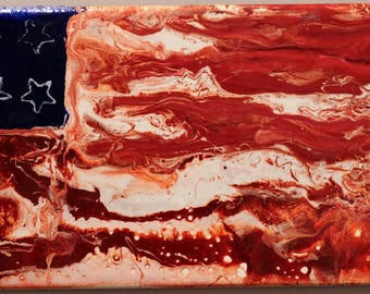 Acrylic Epoxy Fluid Art Flow Art Wall Art