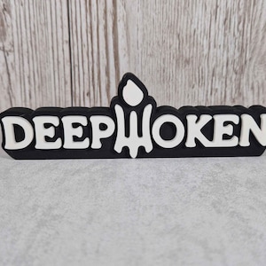 Roblox Deepwoken 3D Printed Desk Sign: Gamer Decor Gift - Available in 2 sizes