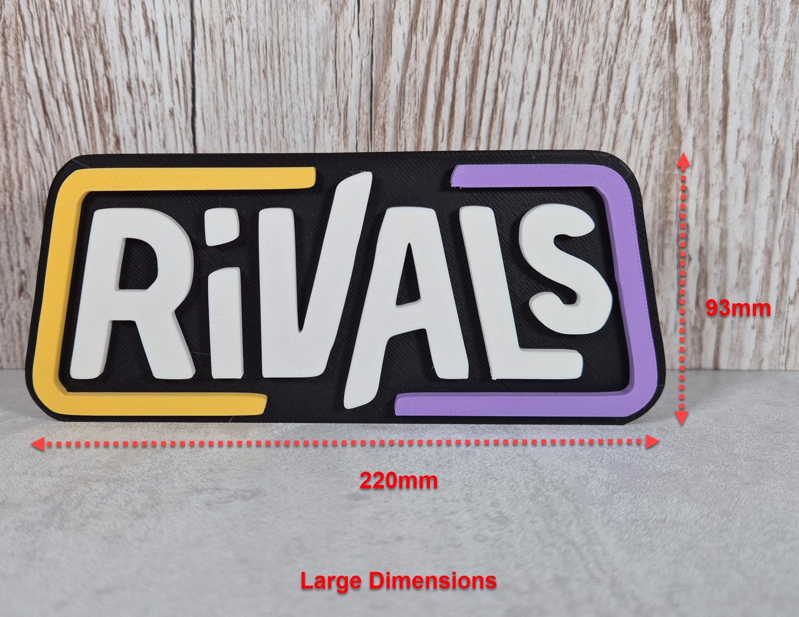 Roblox Rivals 3D Printed Desk Sign: Gamer Decor - Available in 2 Sizes ...