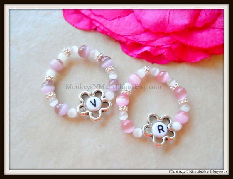 Newborn Size Twin Girls ID Bracelets Set of Two B075 Etsy
