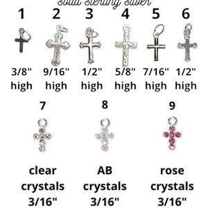 Add a Cross Charm - Add-on Cross - Sterling Silver Cross