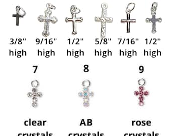 Add a Cross Charm - Add-on Cross - Sterling Silver Cross