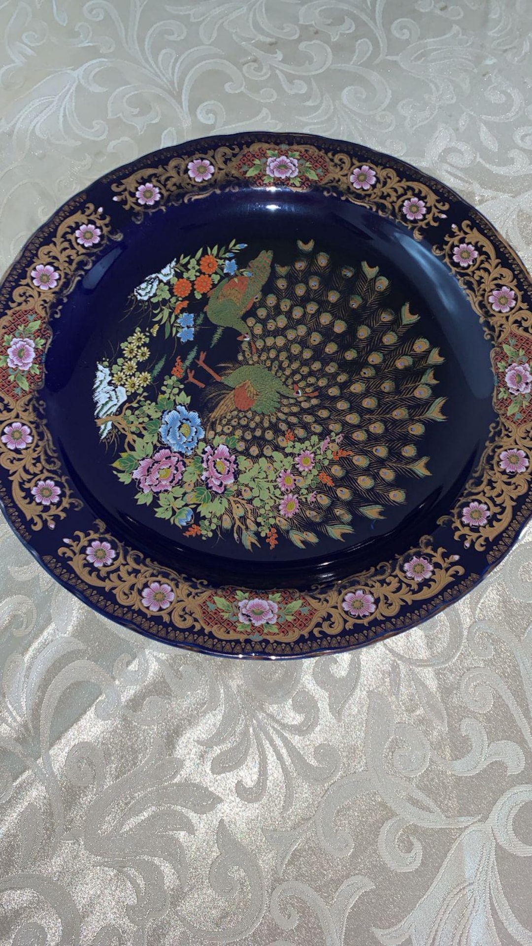 Moroccan antique brass plate - Le Marrakech Store