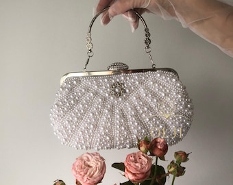 Straw Clutch Evening Bags for Women Handmade Straw Bags Tote  display picture 3